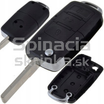 Obal kľúča, holokľúč Audi A2 A3 A4 A6 A8 TT Q3 Q5 Q7 3-tlačidla