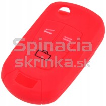 Silikonový obal, púzdro kľúča, červený Opel Astra Corsa D Vectra C FL Zafira B