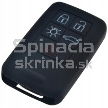 Silikonový obal, púzdro kľúča, čierny Volvo S60 S80 V40 XC60