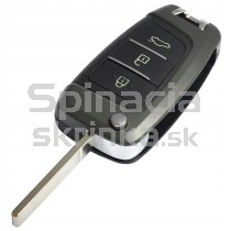 Obal kľúča, holokľúč pre Hyundai Accent, trojtlačítkový s elektronikou 18-19