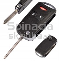Obal kľúča, holokľúč pre Dodge 3-tlačidla Hrot: CY24