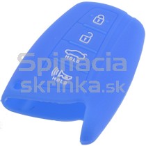 Silikonový obal, púzdro kľúča pre Hyundai Santa Fe modrý 