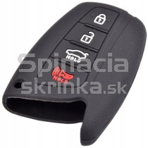 Silikonový obal, púzdro kľúča pre Hyundai Santa Fe čierny