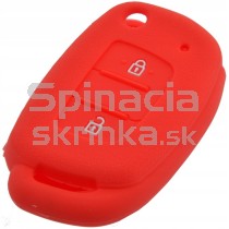 Silikonový obal, púzdro kľúča pre Hyundai Tucson Elantra Sonata I10 IX20 IX30 červený