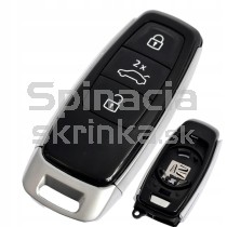 Obal kľúča, holokľúč pre Audi, 3-tlačítkový, čierny