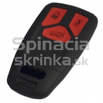 Silikonový obal, púzdro kľúča, čierny pre Audi 