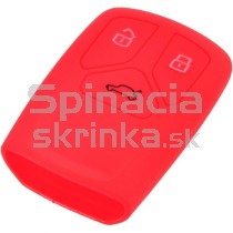 Silikonový obal, púzdro kľúča, červený Audi A4, Q7