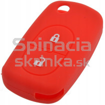 Silikonový obal, púzdro kľúča, Audi červený