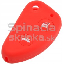 Silikonový obal, púzdro kľúča, pre Alfa Romeo červený