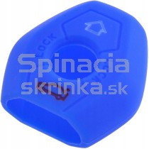 Silikonový obal, púzdro kľúča, BMW rad 3, 5, 7, X3, X5 modrý
