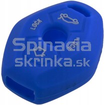 Silikonový obal, púzdro kľúča, modrý BMW rad 3, 5, 7, X3, X5