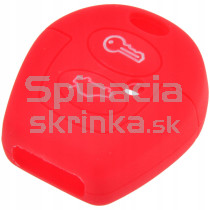Silikonový obal, púzdro kľúča, červený pre ŠKODA