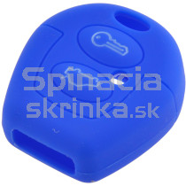 Silikonový obal, púzdro kľúča, modrý pre ŠKODA