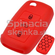 Silikonový obal, púzdro kľúča, pre VW Golf, Polo, Tiguan, Touran červený