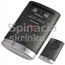 Obal kľúča, holokľúč pre Cadillac STS XLR ESCALADE 4-tlačítkový