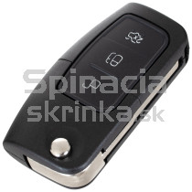 Obal kľúča, holokľúč pre Ford B-MAX, C-MAX, Ecosport, Fiesta VI (MK7), Focus II, 3-tlačítkový, 05 -16