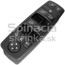 Ovládanie vypínač sťahovania okien, zrkadiel Mercedes M-Trieda A1698206710