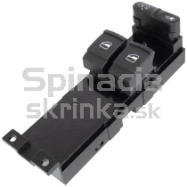Ovládanie vypínač sťahovania okien VW Passat B5, zelené podsvietenie 1J3959857A