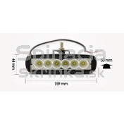 LED Pracovné svetlo 18W, obdlžnik