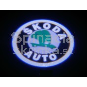 LED Logo Projektor Škoda Superb