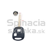 Obal kľúča, holokľúč Toyota Yaris, 2 tlačítkový 46 mm a