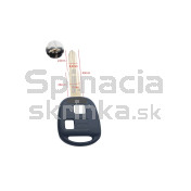 Obal kľúča, holokľúč Toyota Land Cruiser, 2 tlačítkový 49mm a