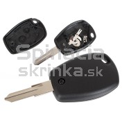 Obal kľúča, holokľúč pre Renault Trafic, dvojtlačítkový, ostrý hrot a