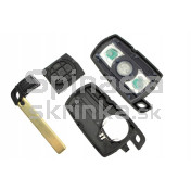 Obal kľúča, holokľúč pre BMW rad 1 E81 E82 E87, trojtlačítkový b