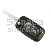 Obal kľúča, holokľúč pre Renault Modus, dvojtlačítkový