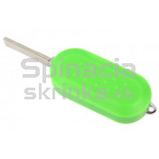 Obal kľúča, holokľúč pre Citroen Jumper, trojtlačítkový, zelený a