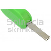 Obal kľúča, holokľúč pre Citroen Jumper, trojtlačítkový, zelený b