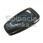 Obal kľúča, holokľúč pre Ford Mondeo Mk4 FL, trojtlačítkový, čierny a