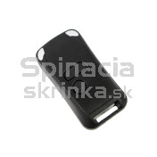Obal kľúča, holokľúč pre Peugeot 306, dvojtlačítkový, čierny