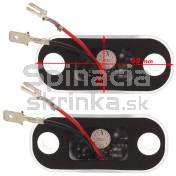 LED Osvetlenie ŠPZ 2 ks Audi A6 C4 443943021A a