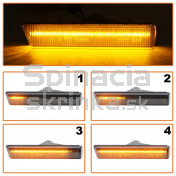 Smerovka bočná LED pravá+ľavá dymová dynamická BMW rad 7 E38 94-01 a