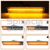 Smerovka bočná LED pravá+ľavá dymová dynamická BMW rad 7 E38 94-01 a
