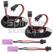 Smerovka bočná LED pravá+ľavá dymová dynamická Alfa Romeo GT b