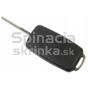 Obal kľúča, holokľúč pre Škoda Fabia II, 3 tlačítkový a