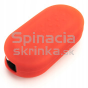 Silikonový obal, púzdro kľúča, červený pre Fiat Ducato a