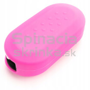Silikonový obal, púzdro kľúča, ružový pre Fiat Sedici a