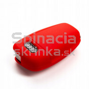 Silikonový obal, púzdro kľúča, červený pre Audi A2 a