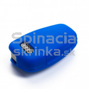Silikonový obal, púzdro kľúča, modrý pre Audi A4 a