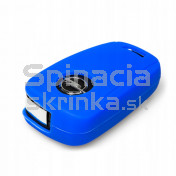 Silikonový obal, púzdro kľúča, modrý pre Opel Corsa E a