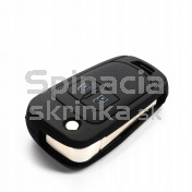 Silikonový obal, púzdro kľúča, čierny pre Opel Adam
