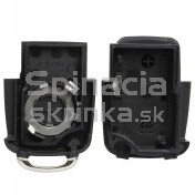 Obal kľúča, holokľúč VW Bora, dvojtlačítkový 1J0959753N b