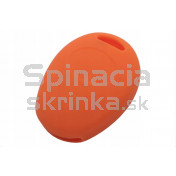 Silikonový obal, púzdro kľúča, Mini Cooper oranžový a