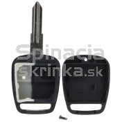 Obal kľúča, holokľúč pre Nissan Primera, 1-tlačítkový, čierny a