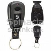 Obal kľúča, holokľúč pre Hyundai Atos, 2-tlačítkový, čierny