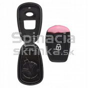 Obal kľúča, holokľúč pre Hyundai i40, 2-tlačítkový, čierny b