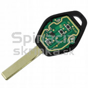 Obal kľúča, holokľúč pre BMW rad 3 E46, 3-tlačítkový, s elektronikou b